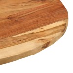vidaXL Masă laterală, 60x(42-62) cm, lemn masiv de acacia și fontă vidaXL Masă laterală, 60x(42-62) cm, lemn masiv de acacia și fontă