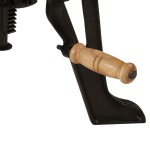 vidaXL Masă laterală, 60x(42-62) cm, lemn masiv de acacia și fontă vidaXL Masă laterală, 60x(42-62) cm, lemn masiv de acacia și fontă