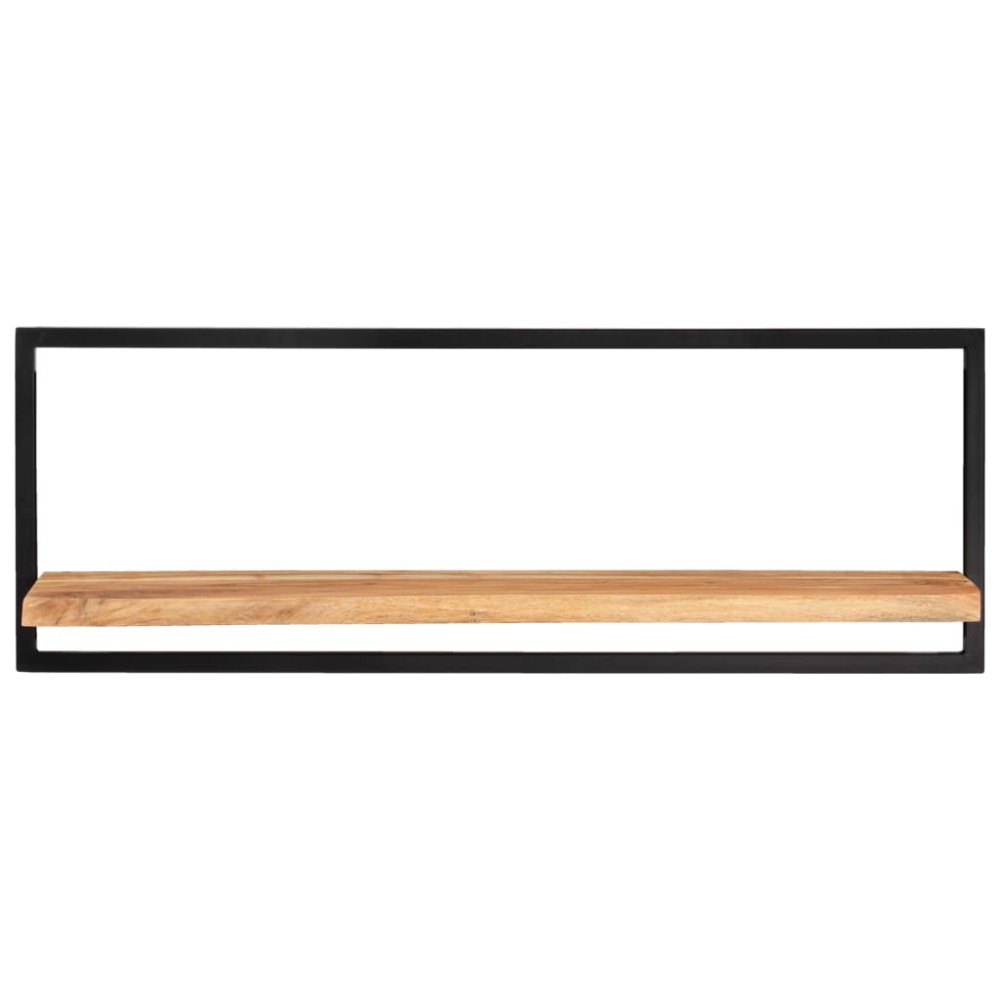 vidaXL Rafturi de perete 2 buc. 100x24x35 cm lemn masiv acacia/oțel
