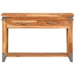 vidaXL Masă consolă, 110x34x74 cm, lemn masiv de acacia vidaXL Masă consolă, 110x34x74 cm, lemn masiv de acacia