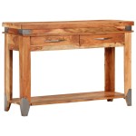 vidaXL Masă consolă, 110x34x74 cm, lemn masiv de acacia vidaXL Masă consolă, 110x34x74 cm, lemn masiv de acacia