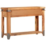vidaXL Masă consolă, 110x34x74 cm, lemn masiv de acacia vidaXL Masă consolă, 110x34x74 cm, lemn masiv de acacia