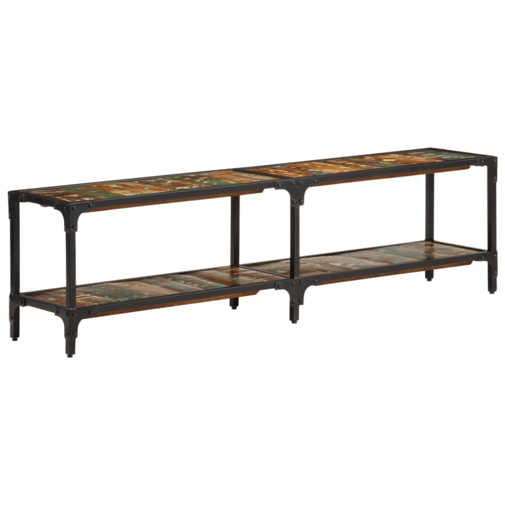 vidaXL Comodă TV, 150x30x41 cm, lemn masiv reciclat