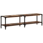 vidaXL Comodă TV, 150x30x41 cm, lemn masiv reciclat