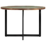 vidaXL Masă de bucătărie, 110x75 cm, lemn masiv reciclat vidaXL Masă de bucătărie, 110x75 cm, lemn masiv reciclat