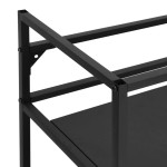 vidaXL Cadru chiuvetă de baie, negru, 59x38x83 cm, fier vidaXL Cadru chiuvetă de baie, negru, 59x38x83 cm, fier