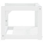 vidaXL Cadru chiuvetă de baie pentru perete, alb, 40x38x31 cm, fier vidaXL Cadru chiuvetă de baie pentru perete, alb, 40x38x31 cm, fier