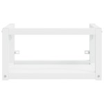 vidaXL Cadru chiuvetă de baie pentru perete, alb, 59x38x31 cm, fier vidaXL Cadru chiuvetă de baie pentru perete, alb, 59x38x31 cm, fier