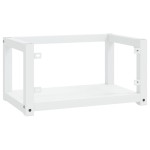 vidaXL Cadru chiuvetă de baie pentru perete, alb, 59x38x31 cm, fier vidaXL Cadru chiuvetă de baie pentru perete, alb, 59x38x31 cm, fier