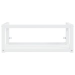 vidaXL Cadru chiuvetă de baie pentru perete, alb, 79x38x31 cm, fier vidaXL Cadru chiuvetă de baie pentru perete, alb, 79x38x31 cm, fier