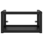 vidaXL Cadru chiuvetă de baie pentru perete, negru, 40x38x31 cm, fier vidaXL Cadru chiuvetă de baie pentru perete, negru, 40x38x31 cm, fier