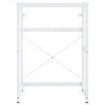 vidaXL Cadru chiuvetă de baie, alb, 59x38x83 cm, fier vidaXL Cadru chiuvetă de baie, alb, 59x38x83 cm, fier
