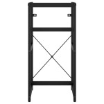vidaXL Cadru chiuvetă de baie, negru, 40x38x83 cm, fier vidaXL Cadru chiuvetă de baie, negru, 40x38x83 cm, fier