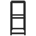 vidaXL Cadru chiuvetă de baie, negru, 40x38x83 cm, fier vidaXL Cadru chiuvetă de baie, negru, 40x38x83 cm, fier