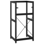 vidaXL Cadru chiuvetă de baie, negru, 40x38x83 cm, fier vidaXL Cadru chiuvetă de baie, negru, 40x38x83 cm, fier