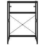 vidaXL Cadru chiuvetă de baie, negru, 59x38x83 cm, fier vidaXL Cadru chiuvetă de baie, negru, 59x38x83 cm, fier