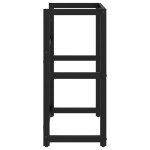 vidaXL Cadru chiuvetă de baie, negru, 59x38x83 cm, fier vidaXL Cadru chiuvetă de baie, negru, 59x38x83 cm, fier