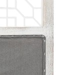 vidaXL Paravan de cameră cu 3 panouri, gri, 105x165 cm, textil vidaXL Paravan de cameră cu 3 panouri, gri, 105x165 cm, textil