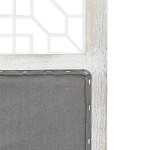 vidaXL Paravan de cameră cu 4 panouri, gri, 140x165 cm, textil vidaXL Paravan de cameră cu 4 panouri, gri, 140x165 cm, textil
