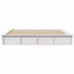 vidaXL Cadru de pat cu depozitare Alb 200 x 200 cm lemn vidaXL Cadru de pat cu depozitare Alb 200 x 200 cm lemn