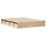 vidaXL Cadru de pat cu depozitare Lemn de pin masiv 210 x 168 x 30 cm
