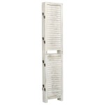 vidaXL Paravan de cameră cu 5 panouri alb antichizat 178,5x166 cm lemn vidaXL Paravan de cameră cu 5 panouri alb antichizat 178,5x166 cm lemn