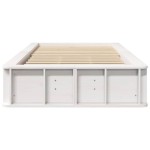 vidaXL Cadru de pat cu depozitare Alb 80 x 200 cm lemn vidaXL Cadru de pat cu depozitare Alb 80 x 200 cm lemn
