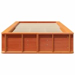 vidaXL Cadru de pat cu depozitare Maro ceruit 80 x 200 cm lemn