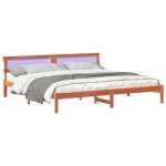 vidaXL Cadru de pat Maro ceruit 200 x 200 cm Lemn masiv de pin vidaXL Cadru de pat Maro ceruit 200 x 200 cm Lemn masiv de pin