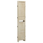 vidaXL Paravan de cameră, 3 panouri, 105 x 165cm, lemn masiv paulownia