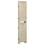 vidaXL Paravan de cameră cu 4 panouri 140x165 cm lemn masiv Paulownia vidaXL Paravan de cameră cu 4 panouri 140x165 cm lemn masiv Paulownia