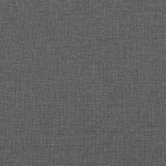 vidaXL Set de canapea Gri închis țesătură