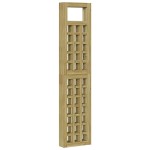 vidaXL Ecran de Intimitate pentru Exterior - 4 Panouri, Lemn de Pin Trat