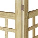 vidaXL Ecran de Intimitate pentru Exterior - 4 Panouri, Lemn de Pin Trat