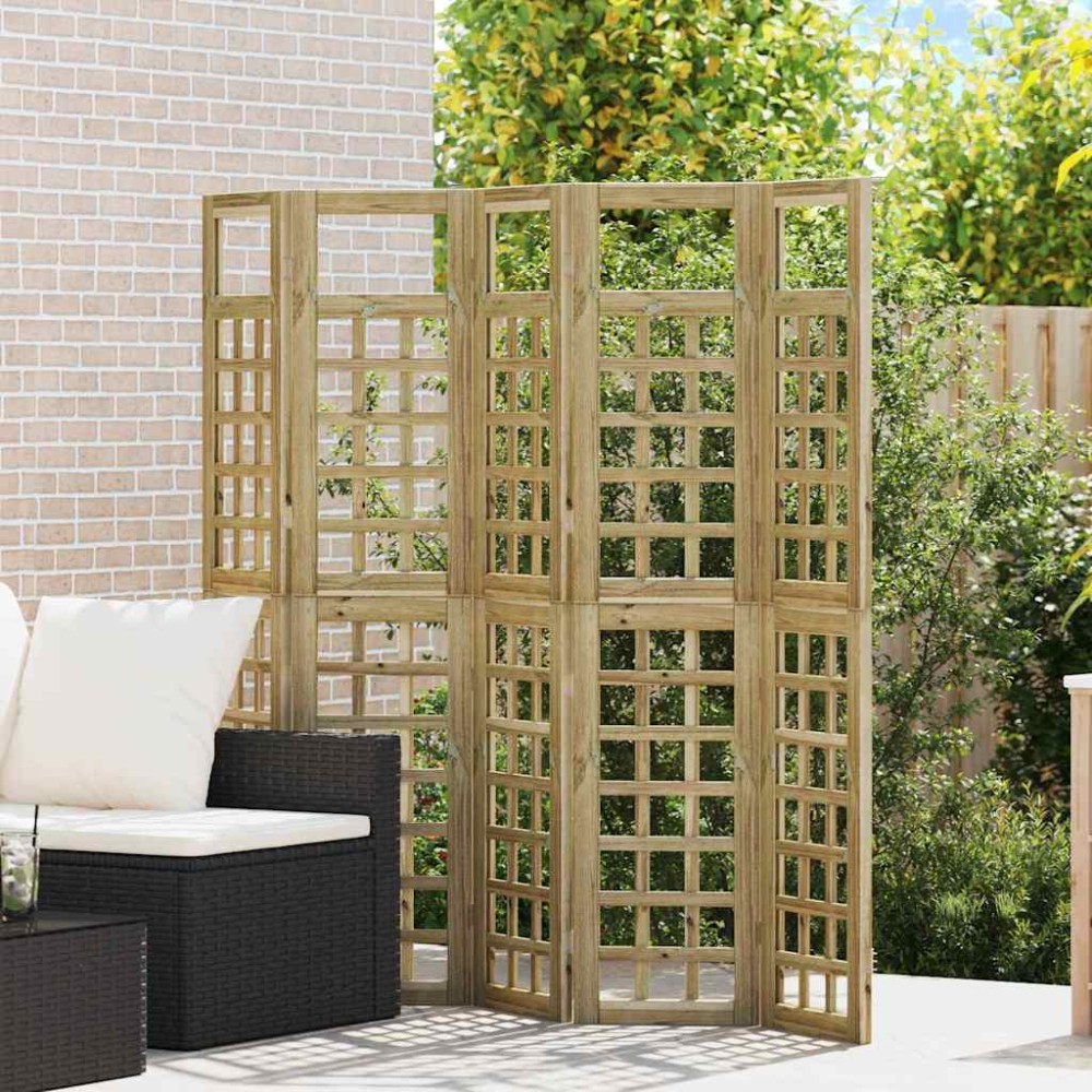 vidaXL Ecran de intimitate pentru exterior 5 pcs Maro 200 x 180 cm