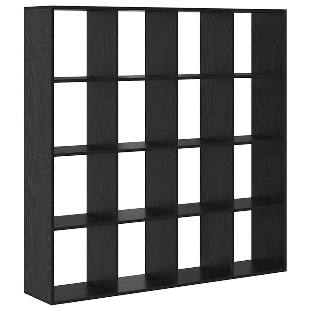 vidaXL Dulap pentru cărți Stejar negru 137.5 x 29 x 137.5 cm