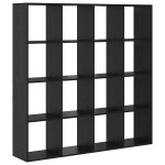 vidaXL Dulap pentru cărți Stejar negru 137.5 x 29 x 137.5 cm vidaXL Dulap pentru cărți Stejar negru 137.5 x 29 x 137.5 cm