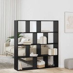 vidaXL Dulap pentru cărți Stejar negru 132 x 29 x 141.5 cm vidaXL Dulap pentru cărți Stejar negru 132 x 29 x 141.5 cm