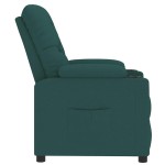 vidaXL Fotoliu rabatabil, verde închis, material textil vidaXL Fotoliu rabatabil, verde închis, material textil