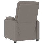 vidaXL Fotoliu rabatabil, gri taupe, material textil