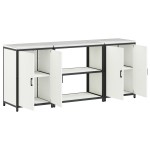 vidaXL Set de depozitare pentru bucătărie 3 pcs Alb 210 x 50 x 92 cm