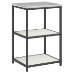 vidaXL Set de depozitare pentru bucătărie 2 pcs Alb 150 x 50 x 92 cm