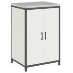 vidaXL Set de depozitare pentru bucătărie 2 pcs Alb 120 x 50 x 92 cm