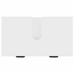 vidaXL Set de mobilier pentru baie 2 pcs Alb Lemn aranjat și metal