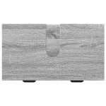 vidaXL Set de mobilier pentru baie cu sertar cu raft 2 pcs Gri Sonoma