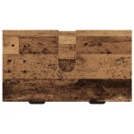 vidaXL Set de mobilier pentru baie cu sertar cu raft 2 pcs Lemn Vechi