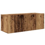 vidaXL Dulap pentru TV pe Perete 4 pcs Lemn vechi 80 x 30 x 30.5 cm