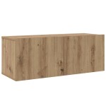 vidaXL Set dulap TV Pe perete 4 pcs stejar artizanal 80 x 30 x 30 cm vidaXL Set dulap TV Pe perete 4 pcs stejar artizanal 80 x 30 x 30 cm