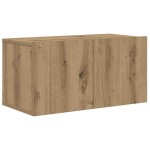 vidaXL Set dulap TV Pe perete 4 pcs stejar artizanal 80 x 30 x 30 cm vidaXL Set dulap TV Pe perete 4 pcs stejar artizanal 80 x 30 x 30 cm