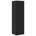 vidaXL Dulap pentru TV pe Perete 4 pcs Stejar negru 200 x 30 x 30 cm